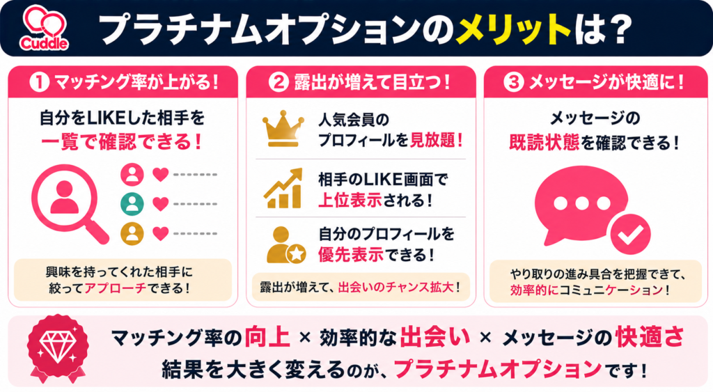 プラチナムオプションのメリット