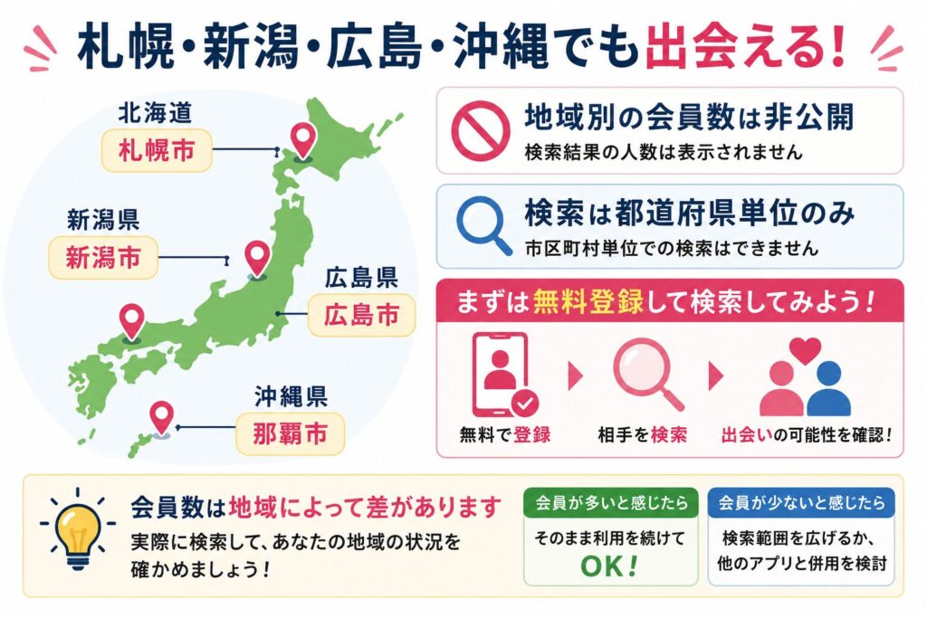 既婚者クラブは札幌・新潟・広島・沖縄でも出会えるのか