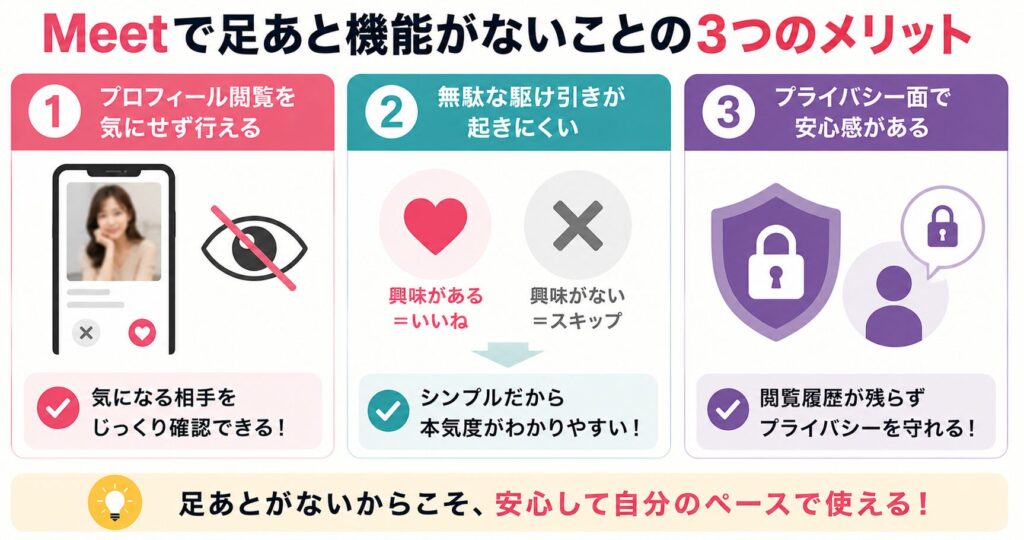 Meetで足あと機能がないことの3つのメリット