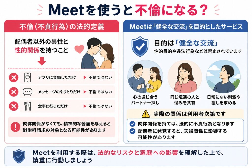 Meetを使うと不倫になるのか