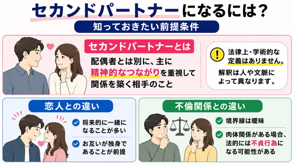 恋人・不倫関係との違い