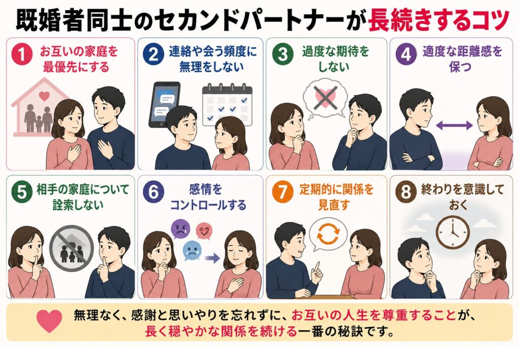 既婚者同士のセカンドパートナーが長続きするコツ