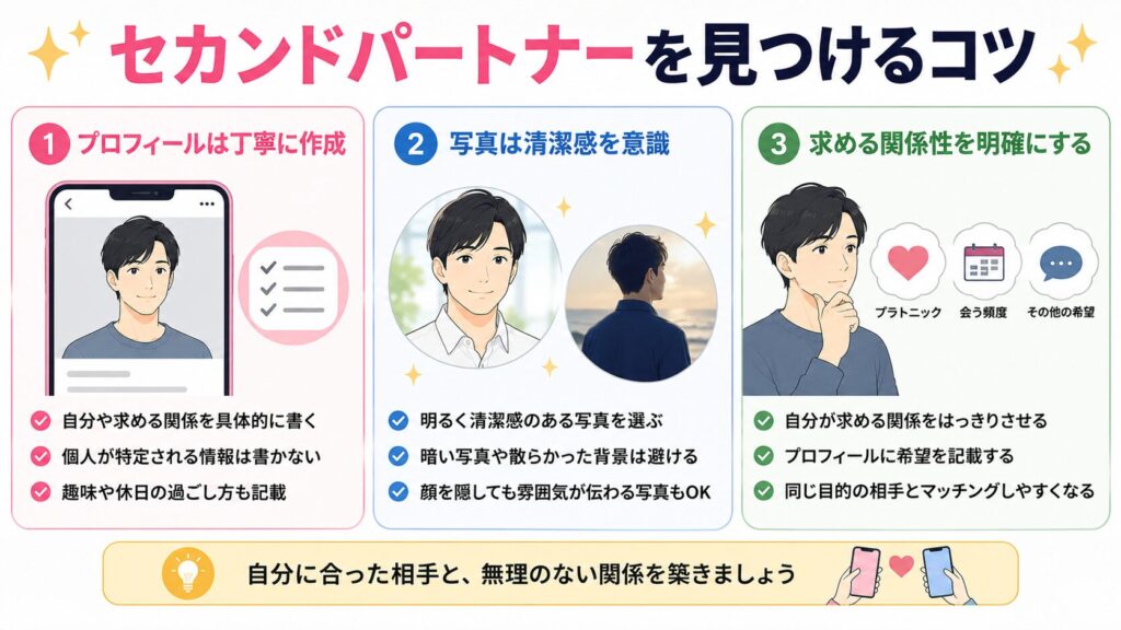 既婚者専用マッチングアプリでセカンドパートナーを見つけるコツ