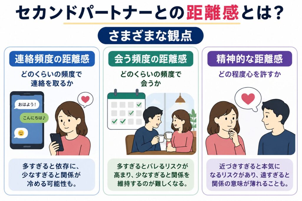 セカンドパートナーとの距離感