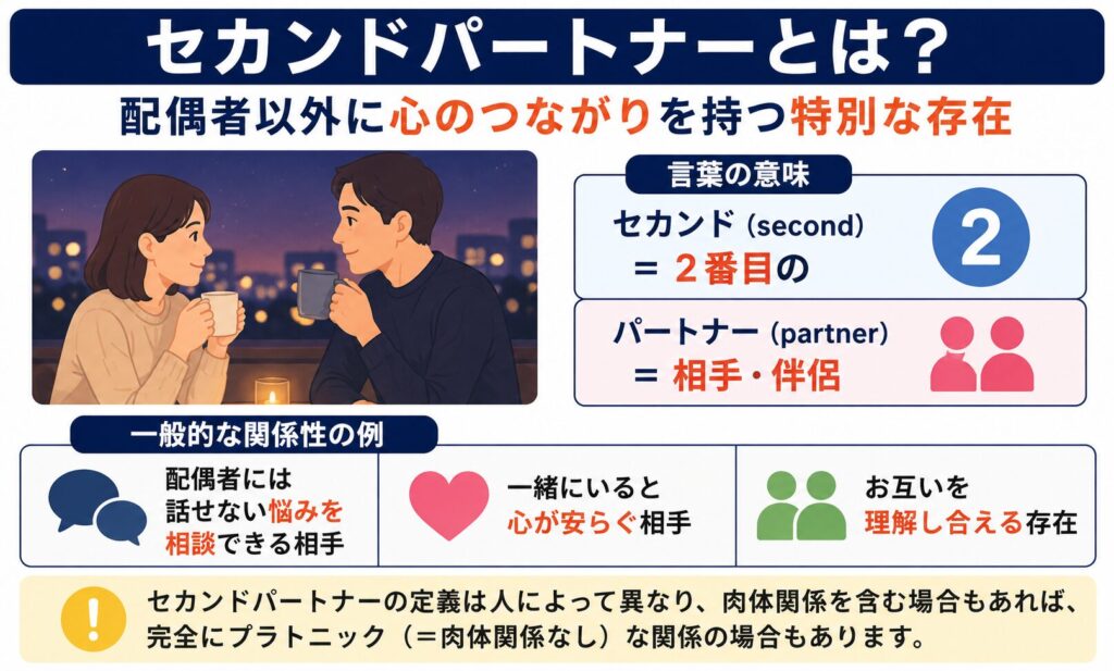 セカンドパートナーとは？意味・定義は？