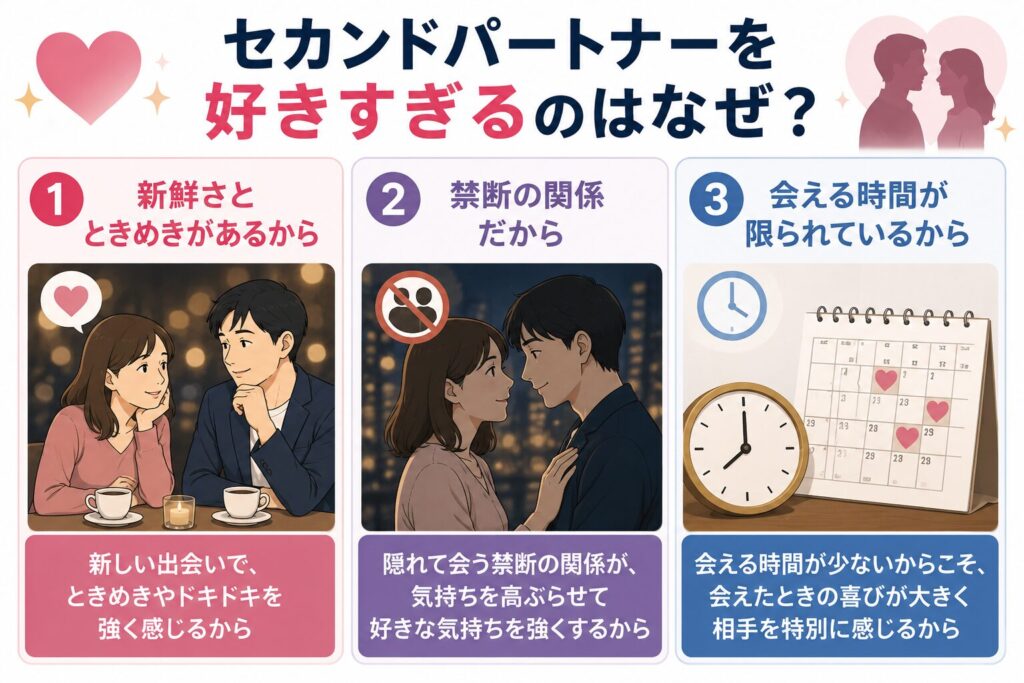 セカンドパートナーを好きすぎる理由