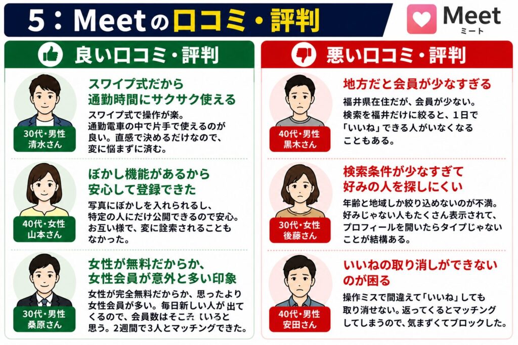 Meetの口コミ・評判