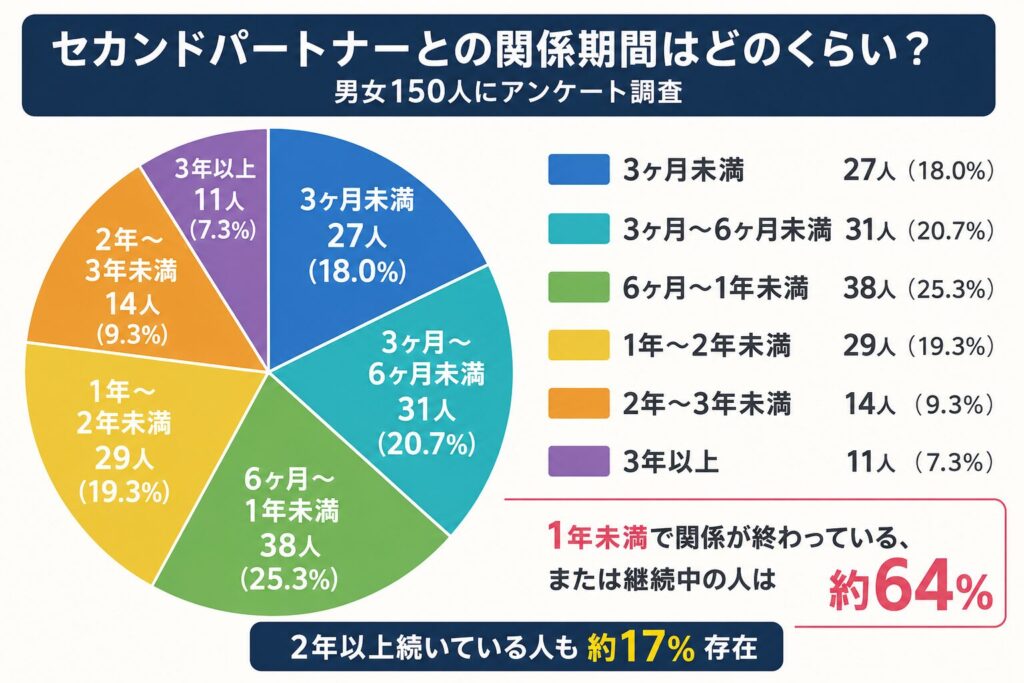 婚外恋愛が長続きする期間はどのくらいか