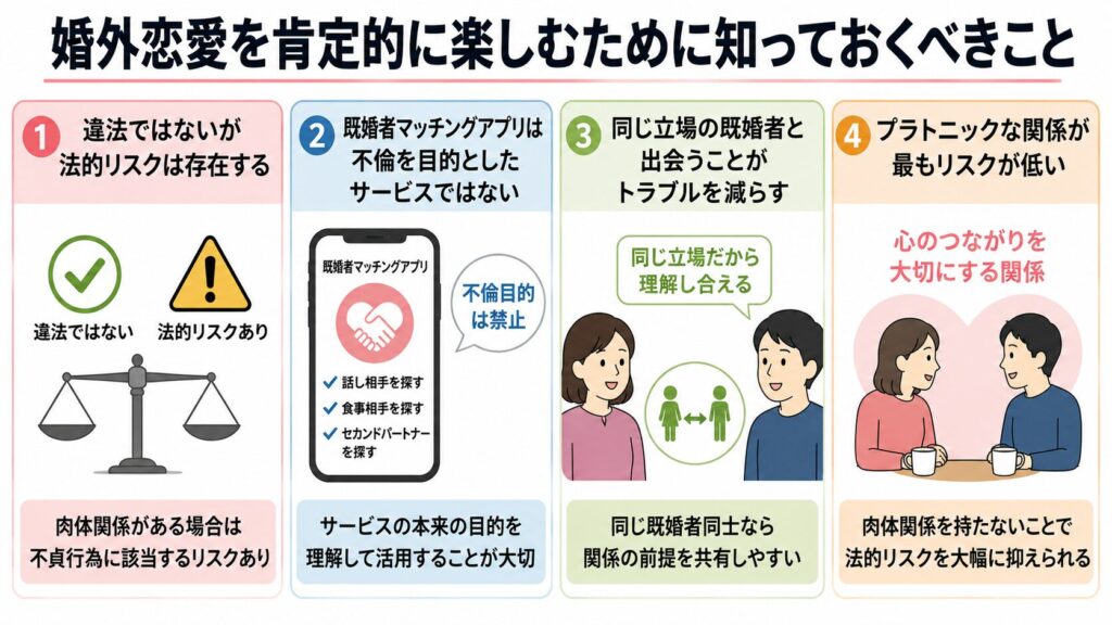 婚外恋愛を肯定的に楽しむために知っておくべきこと