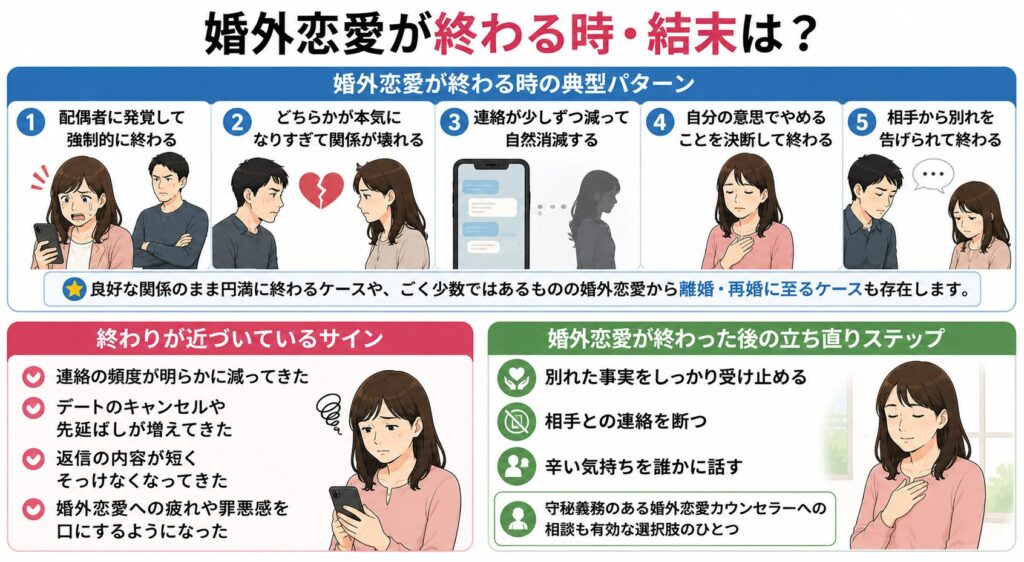 婚外恋愛が終わる時・結末