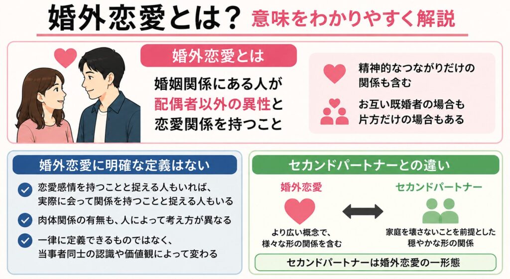 婚外恋愛とは？