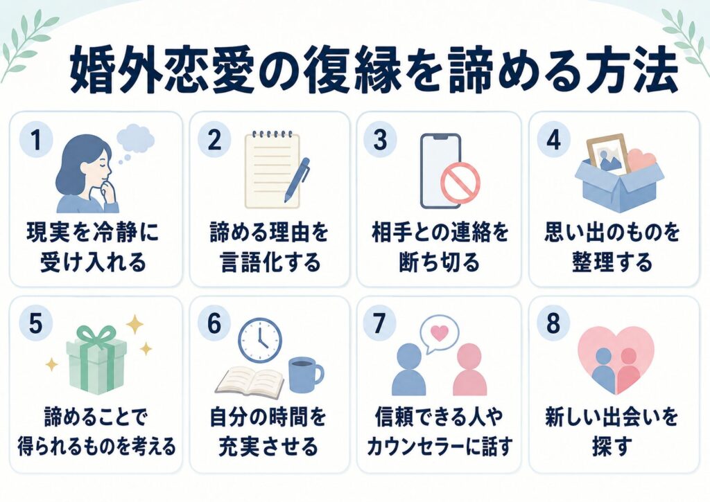 婚外恋愛の復縁を諦める方法