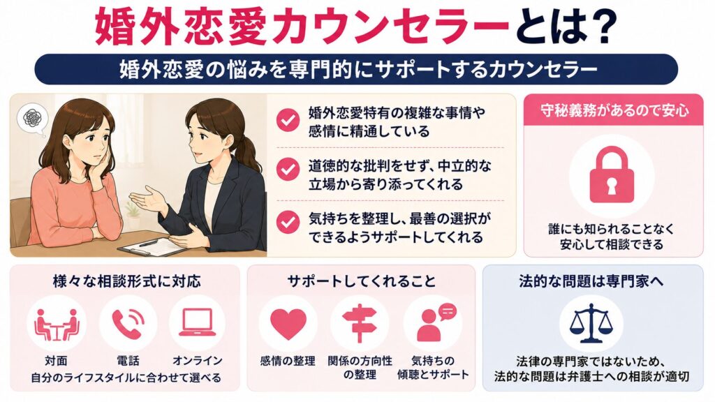 婚外恋愛カウンセラーとは？