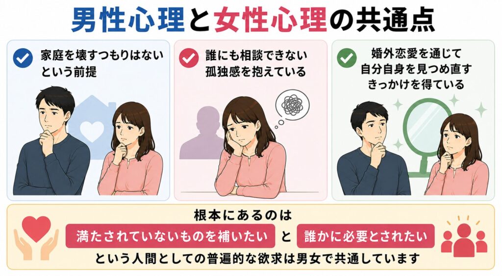 男性心理と女性心理の共通点