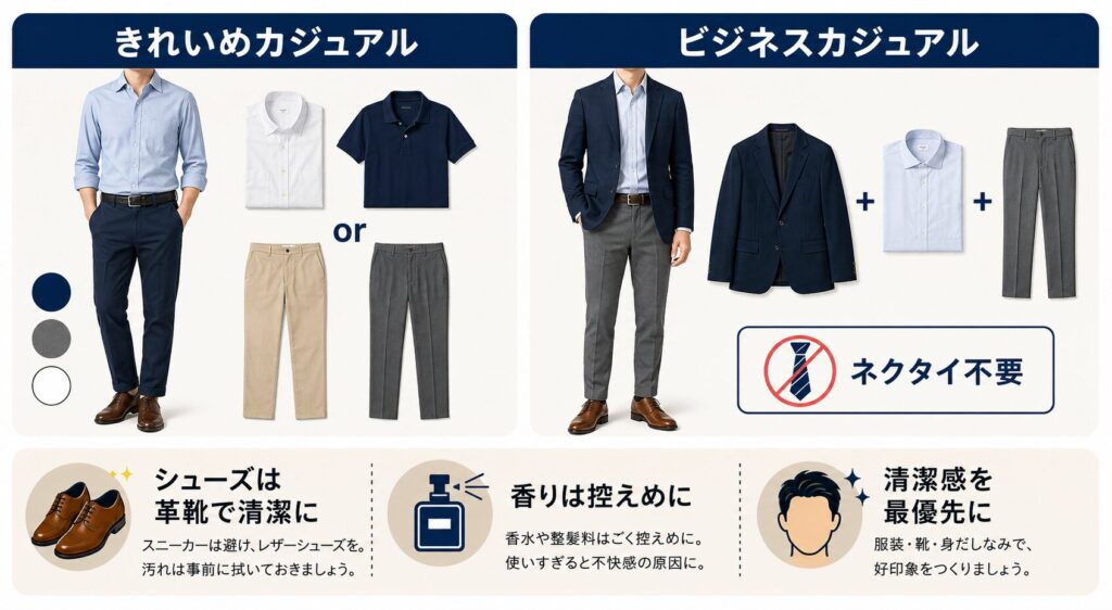 既婚者合コンにおける男性の服装