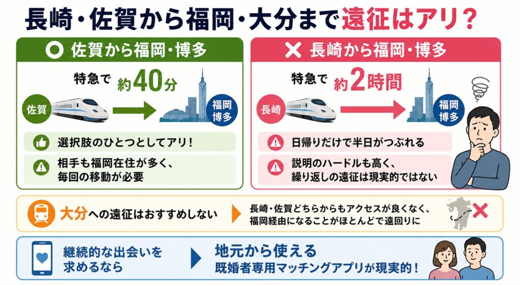 福岡・大分までの遠征はありか