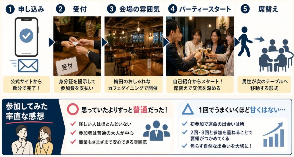 大阪の既婚者合コンに実際に行ってみたレポート